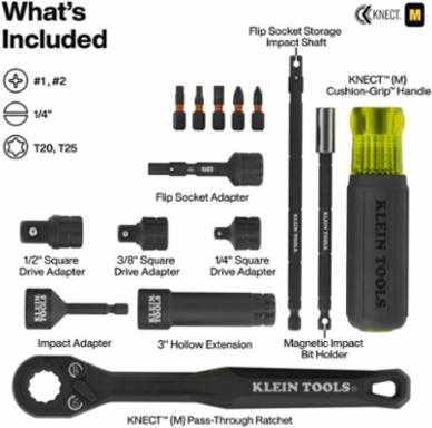 KNECT™ Complete Impact Pass Through and Flip Socket Set, 39-Piece