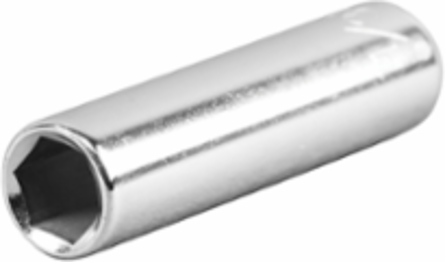 11/32 Inch Deep 6-Point Socket, 1/4 Inch Drive, 1.1 oz Weight