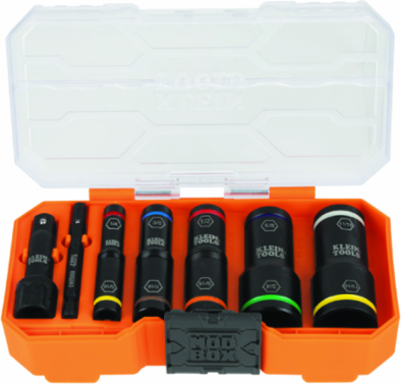 KNECT™ Flip-10 Heavy Duty Flip Impact Socket Set, SAE, 8-Piece