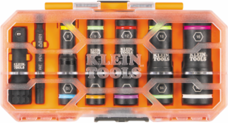 KNECT™ Flip-10 Heavy Duty Flip Impact Socket Set, Metric, 8-Piece