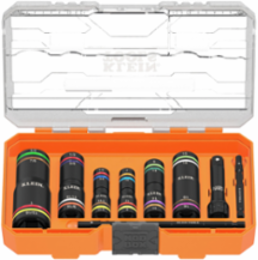 KNECT™ Quad-24 Heavy-Duty Impact Flip Sockets, SAE and Metric, 9-Piece