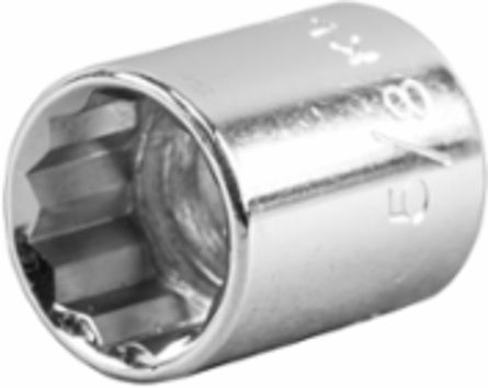 5/8 Inch Standard 12-Point Socket, 3/8 Inch Drive, Chrome Finish
