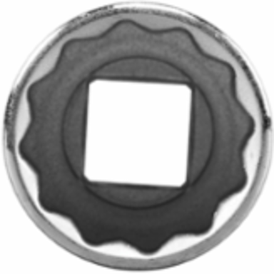 11/16 Inch Standard 12-Point Socket 3/8 Inch Drive, Forged Alloy Steel