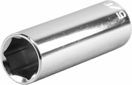 5/8 Inch Deep 6-Point Socket, 3/8 Inch Drive, Forged Alloy Steel