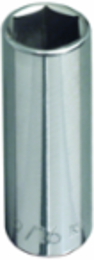 5/8 Inch Deep 6-Point Socket, 3/8 Inch Drive, Forged Alloy Steel