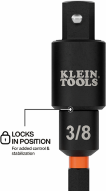 Swivel Impact Driver Socket Adapter Set, 3-Piece