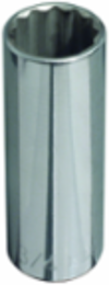 7/8 Inch Deep 12-Point Socket, 1/2 Inch Drive, Forged Alloy Steel