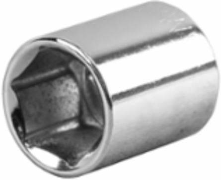 7 mm Metric 6-Point Socket, 3/8 Inch Drive, Chrome Finish