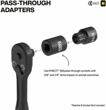 KNECT™ (M) Impact Socket Wrench Adapter Set