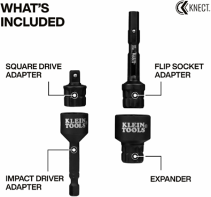 KNECT™ (S) Impact Socket Adapter Set