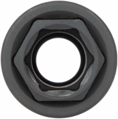 2-in-1 Impact Socket, 6-Point, 3/4 Inch and 9/16 Inch, 1/2 Inch Drive, Impact Rated