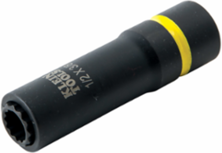 Impact Socket Set, 1/2 Inch Drive, 6-Piece with 12-Point Design