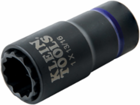 Impact Socket Set, 1/2 Inch Drive, 6-Piece with 12-Point Design