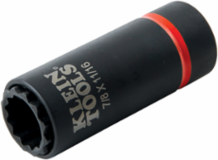 Impact Socket Set, 1/2 Inch Drive, 6-Piece with 12-Point Design