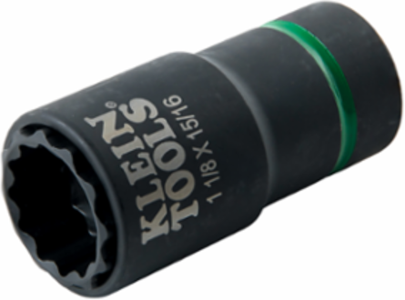 Impact Socket Set, 1/2 Inch Drive, 6-Piece with 12-Point Design