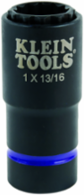 Impact Socket 1 and 13/16-Inch, 1/2-Inch Drive, 12-Point Design
