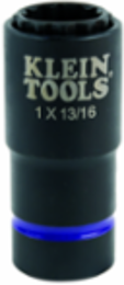 Impact Socket 1 and 13/16-Inch, 1/2-Inch Drive, 12-Point Design
