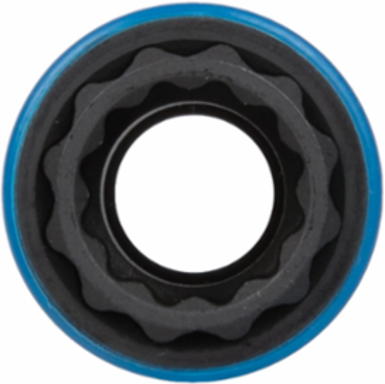 Coated Impact Socket, 1/2 Inch Drive, 3/4 Inch & 9/16 Inch, 12-Point Design