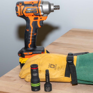 3-in-1 Flip Impact Socket, 9/16 Inch & 3/4 Inch, 1/2 Inch Drive, Impact Rated