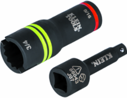 3-in-1 Flip Impact Socket, 9/16 Inch & 3/4 Inch, 1/2 Inch Drive, Impact Rated