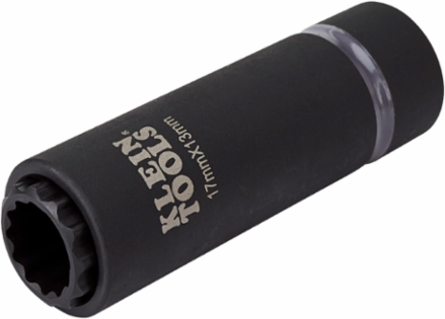 2-in-1 Metric Impact Socket, 12-Point, 17 x 13 mm, 1/2-Inch Drive, 4140 Steel