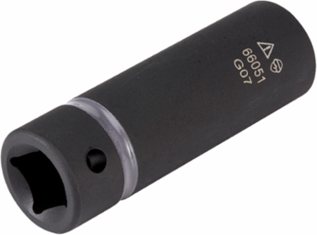 2-in-1 Metric Impact Socket, 12-Point, 17 x 13 mm, 1/2-Inch Drive, 4140 Steel