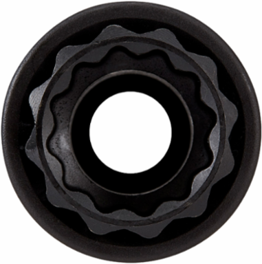 2-in-1 Impact Socket, 24 x 19 mm, 12-Point, 1/2-Inch Drive