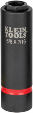 2-in-1 Impact Socket Set, 6-Piece, 1/2-Inch Drive, 6-Point Design