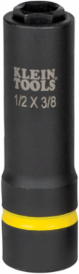 2-in-1 Impact Socket Set, 6-Piece, 1/2-Inch Drive, 6-Point Design