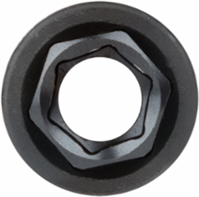 2-in-1 Impact Socket, 6-Point, 1/2 x 3/8 Inch, 3 Inch Long, 4140 Steel