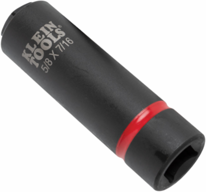2-in-1 Impact Socket 6-Point 5/8 x 7/16 Inch Drive, 4140 Steel