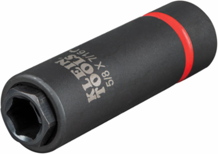 2-in-1 Impact Socket 6-Point 5/8 x 7/16 Inch Drive, 4140 Steel