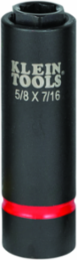 2-in-1 Impact Socket 6-Point 5/8 x 7/16 Inch Drive, 4140 Steel