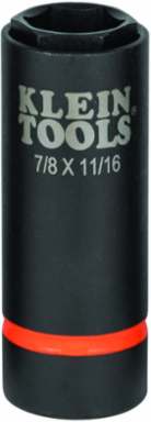 Impact Socket 7/8 x 11/16 Inch, 6-Point, 1/2 Inch Drive, 4140 Steel