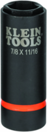 Impact Socket 7/8 x 11/16 Inch, 6-Point, 1/2 Inch Drive, 4140 Steel