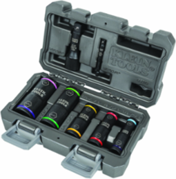 Flip Impact Socket Set, 7-Piece, 1/4-Inch & 1/2-Inch Drive, Impact Rated, 4140 Steel