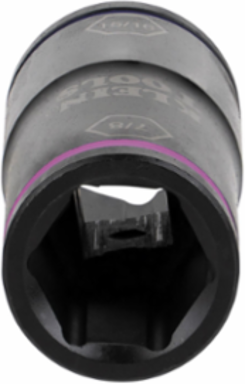 Flip Impact Socket, 15/16 Inch & 7/8 Inch Sizes, 1/4 Inch Hex Drive, Impact Rated