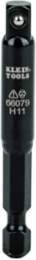 Small Flip Impact Socket Adapter, 1/4 to 1/4 Inch, Impact Rated, 4140 Steel