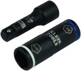 Impact Rated 2-in-1 Penta/Hex Flip Socket, 13/16 Inch Penta, 3/4 Inch Hex