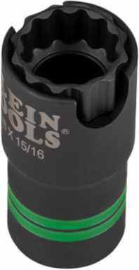6-Piece Impact Socket Set, 12-Point, Includes 1-1/8 x 15/16-Inch, 3/4 x 9/16-Inch