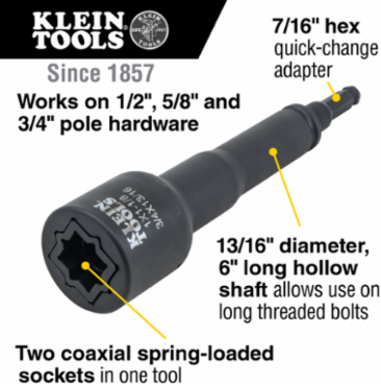 6-in-1 Impact Socket Set, 8-Piece