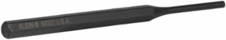 Pin Punch 5-1/4 Inch with 5/32 Inch Point Diameter, High-Carbon Steel
