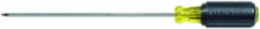 #1 Square-Recess Screwdriver 8 Inch Shank, Steel, Cushion-Grip Handle