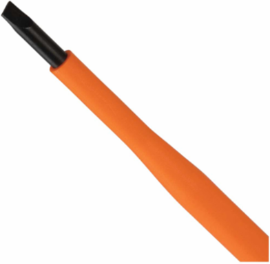 Insulated Screwdriver 3/16 Inch Cabinet Tip 6 Inch Round Shank