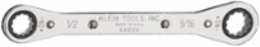 Ratcheting Box Wrench 1/2 x 9/16 Inch, 6.875 Inch Overall Length, Made in USA