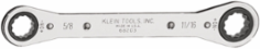 Reverse Ratcheting Box Wrench 5/8" x 11/16", Laminated Construction, 12-Point Design