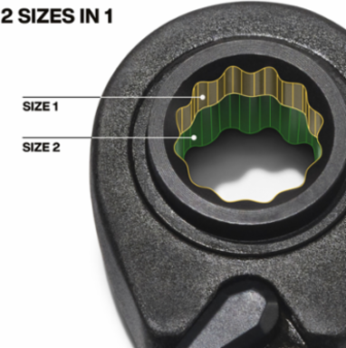 4-in-1 Ratcheting Wrench, Medium