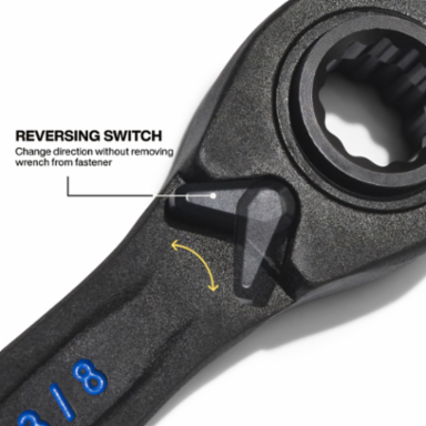 4-in-1 Ratcheting Wrench Set, SAE, 2-Piece