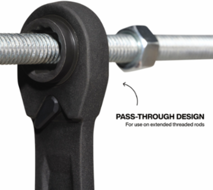 4-in-1 Ratcheting Wrench Set, Metric, 2-Piece