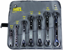 7-Piece Ratcheting Box Wrench Set, Sizes 5/16" to 13/16", 2.65 lbs